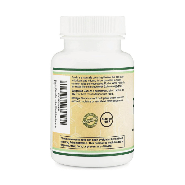 Fisetin, 100 mg, Double Wood Supplements, 60 capsules X002F26HSL [3]