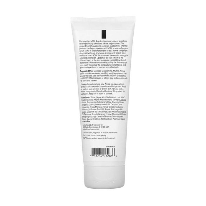 Glucosamine, MSM & Arnica, Liposome Lotion, NOW Foods, 237 ml [2]