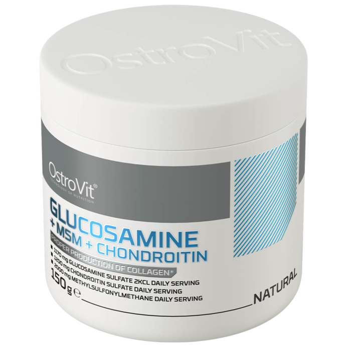 Glucosamine + MSM + Chondroitin, Powder, OstroVit, 150g [3]