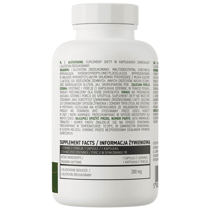 Glutathione Reduced, 200 mg, OstroVit, 90 capsules [2]