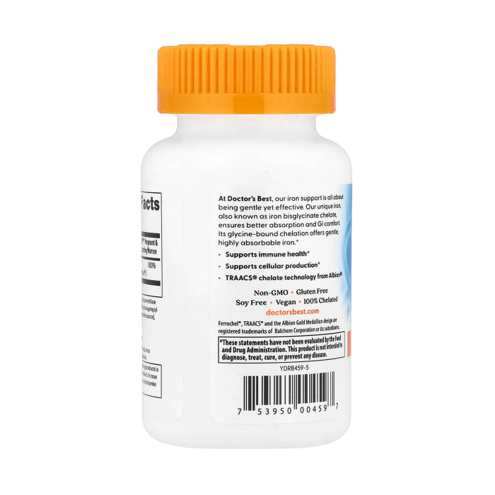 High Absorption Iron, 27 mg, Doctor's Best, 120 tablete [3]