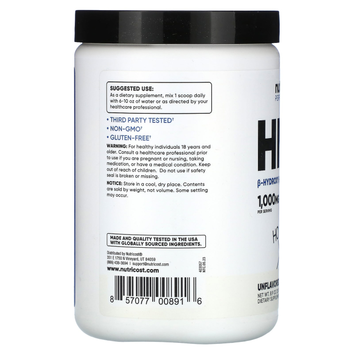 HMB Performance, Nutricost, 250g [3]