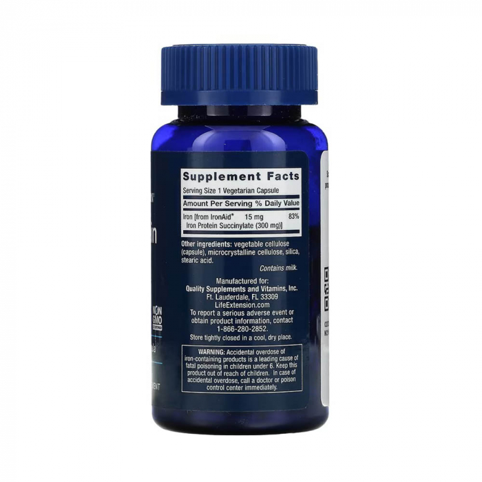 Iron Protein Plus, 300 mg, Life Extension, 100 capsules [2]