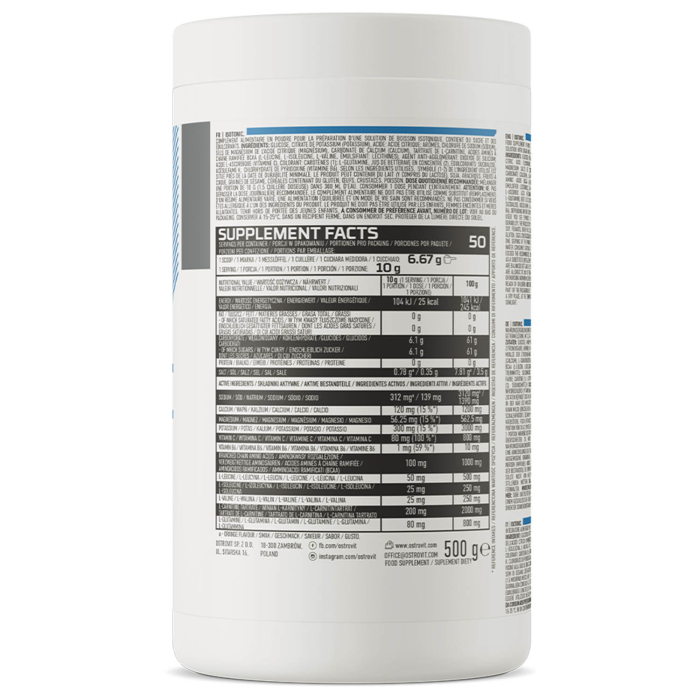 Isotonic, Aroma Portocala, OstroVit, 500g [2]