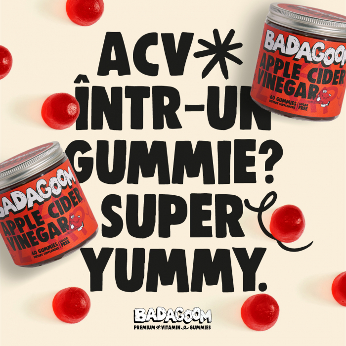 Apple Cider Vinegar Gummy Jellies, Badagoom, 60 jellies [5]