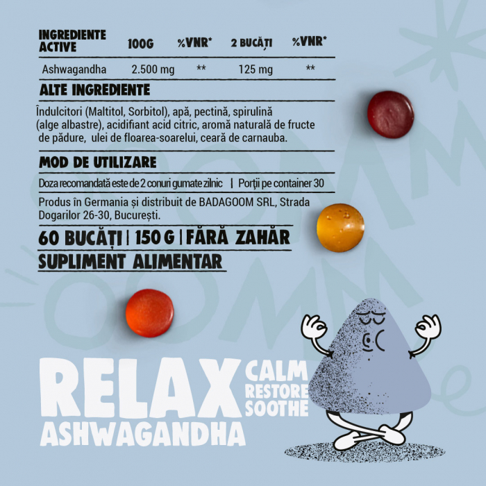 Ashwagandha gummy jellies, Badagoom, 60 jellies [2]