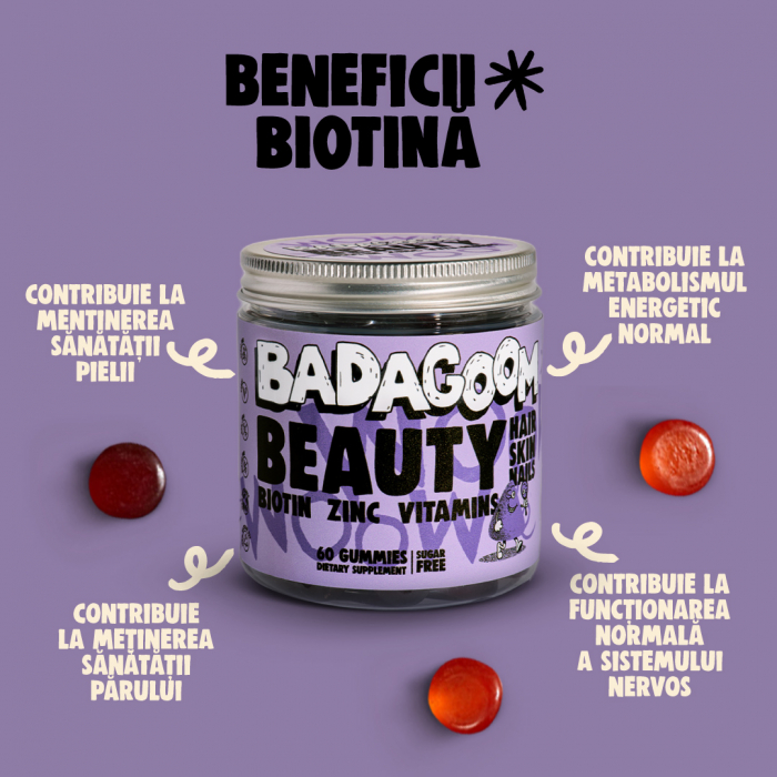 Beauty Hair Skin Nails gummy jellies, Badagoom, 60 jellies [3]