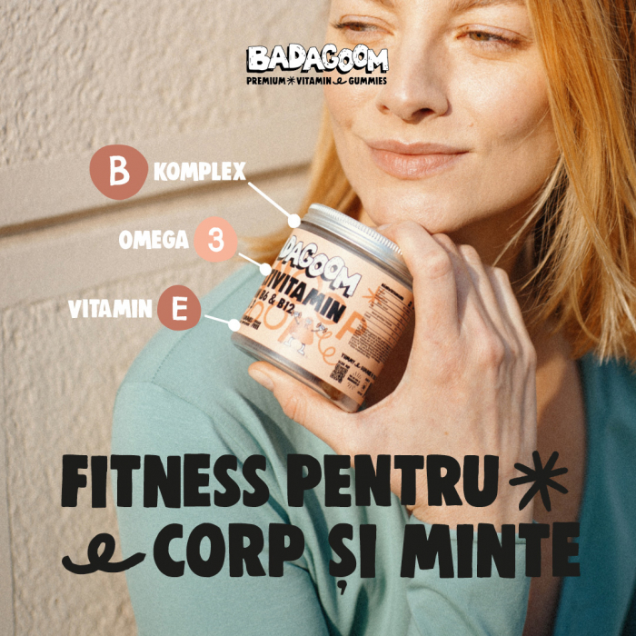 Jeleuri gumate Multivitamin Omega 3, Badagoom, 60 jeleuri [5]