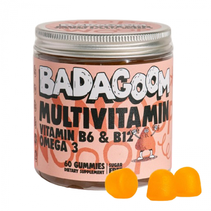 Jeleuri gumate Multivitamin Omega 3, Badagoom, 60 jeleuri [1]