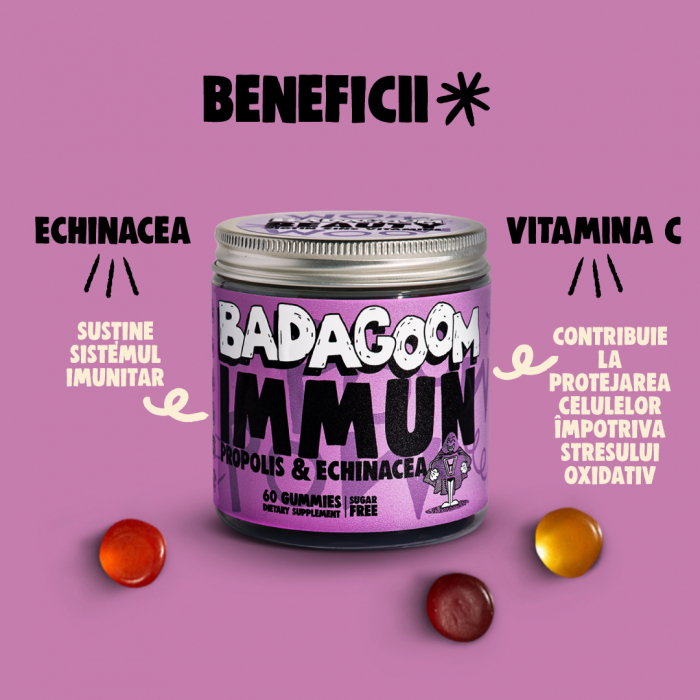 Jeleuri Immun Propolis & Echinacea, Badagoom, 60 jeleuri [3]