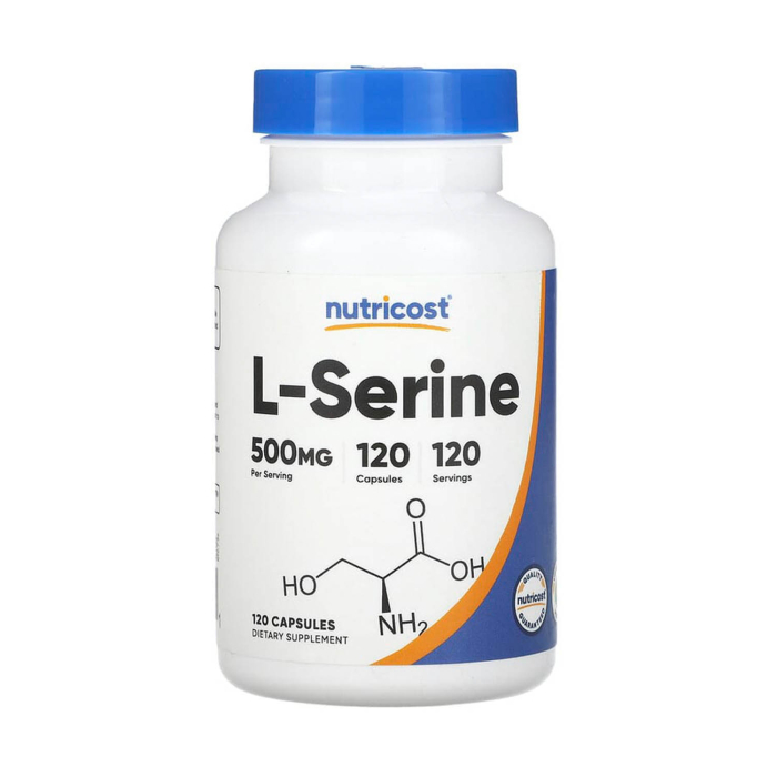 L-Serine, 500 mg, Nutricost, 120 capsule [1]