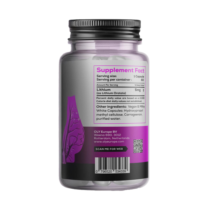 Lithium Orotate, 5 mg. Oly, 60 capsules [2]