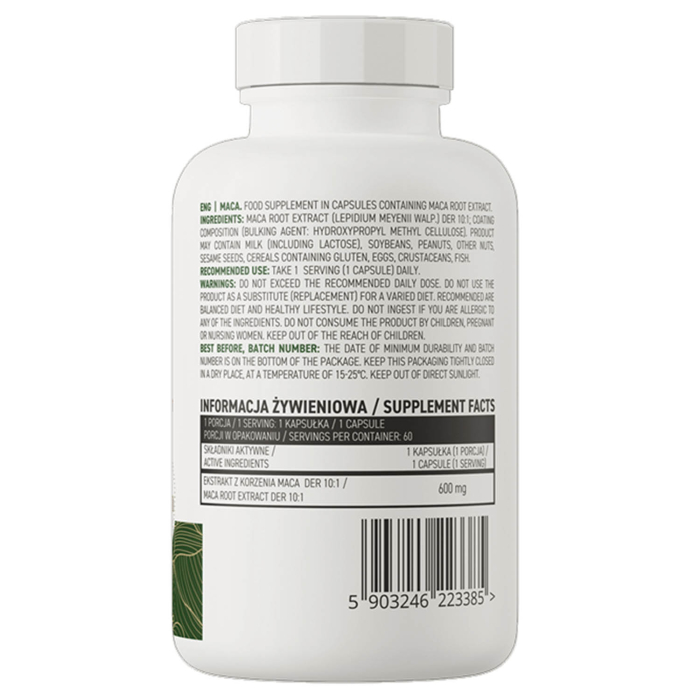 Maca Root Extract, 600 mg, OstroVit, 60 capsule [2]