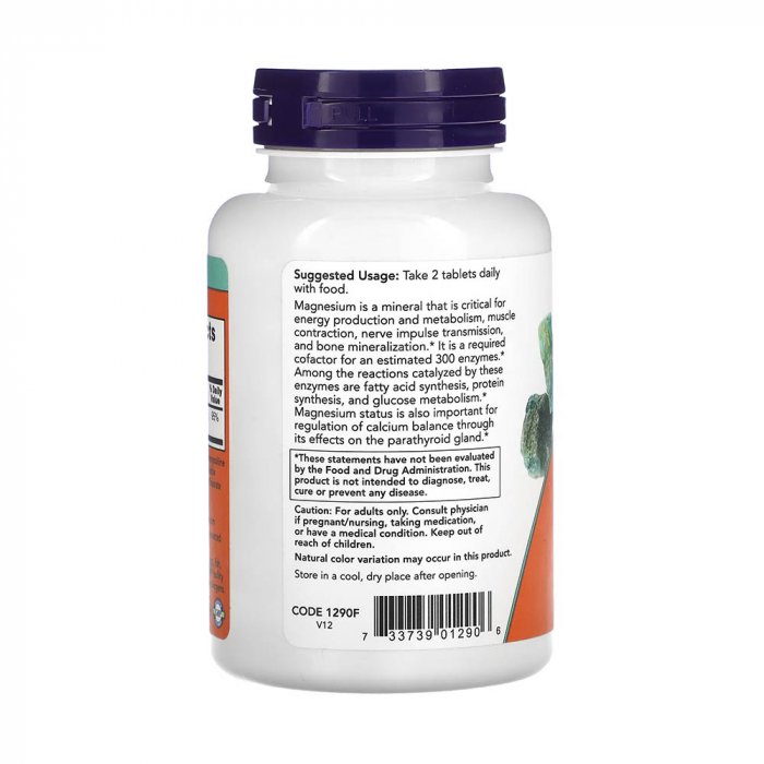 Magnesium Citrate 200 mg, Now Foods, 100 tablets [3]