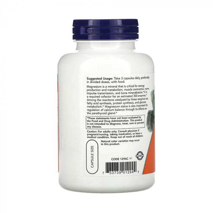 Magnesium Citrate 133 mg, Now Foods, 120 capsule [3]