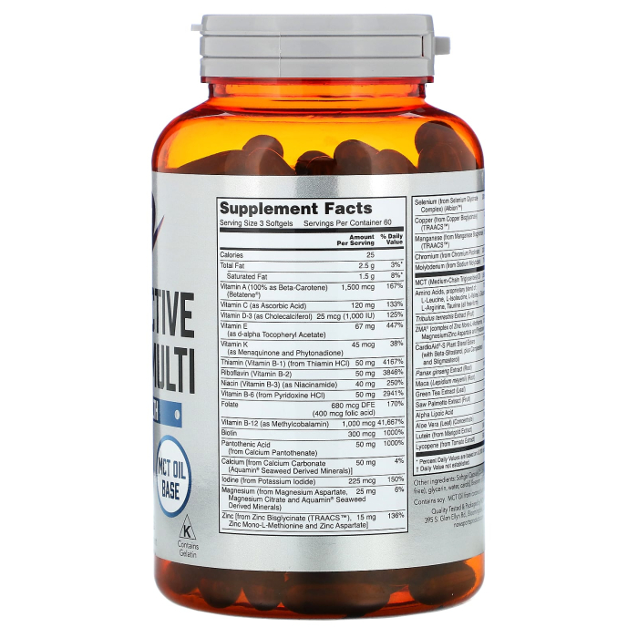 Now Foods, Sports, Men's Active Sports Multi, 180 Softgels [2]