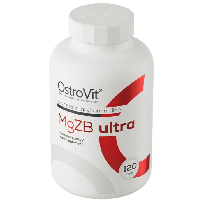 MgZB Ultra, ZMA (Zinc, Magnesium, Vitamin B6), OstroVit, 120 tablets [3]