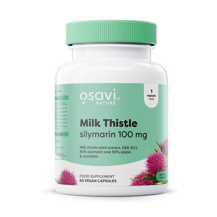 Milk Thistle Extract, Silymarin 100 mg, Osavi, 60 capsules [1]