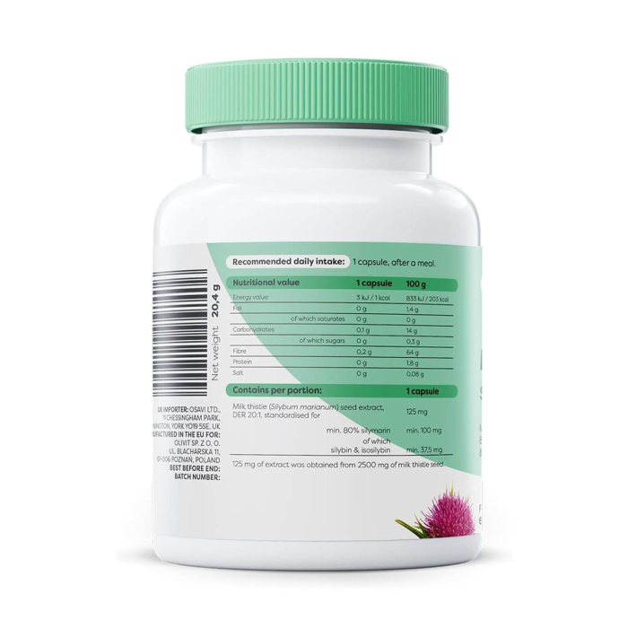 Milk Thistle Extract, Silymarin 100 mg, Osavi, 60 capsules [3]