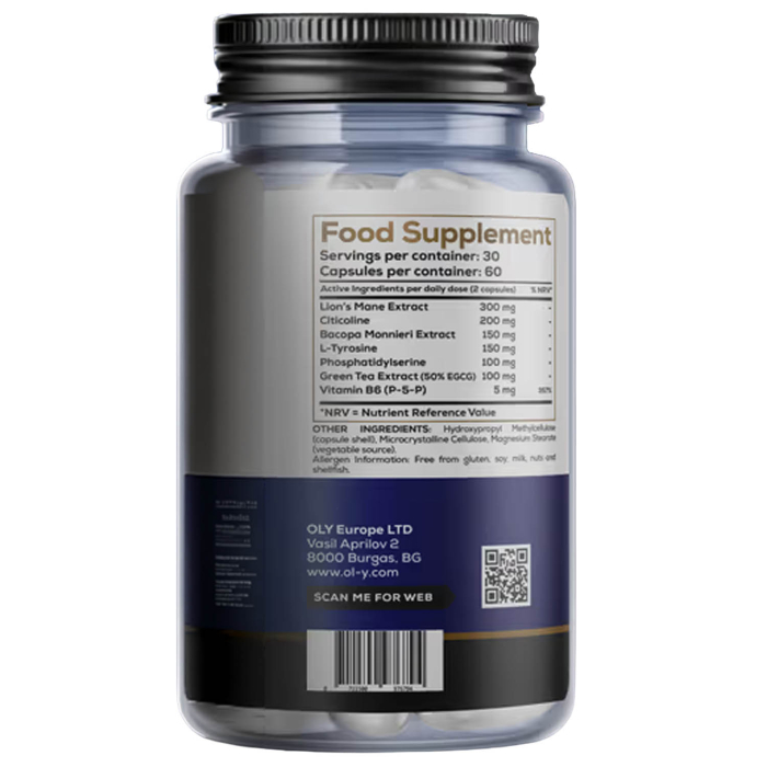 Mind Engine (Phosphatidylserine, Citicoline, Bacopa) Oly, 60 capsule [2]