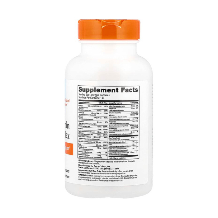 Multi-Vitamin Mineral Complex, Doctor's Best, 90 capsule [2]