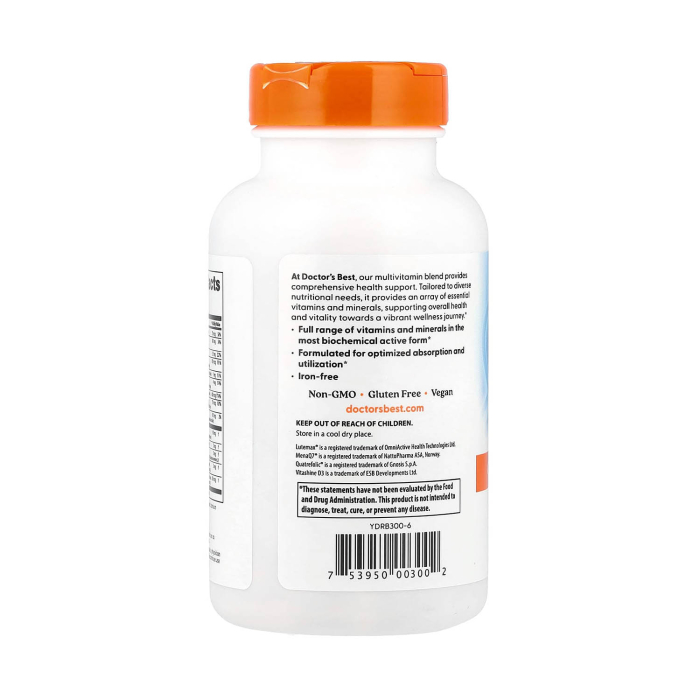 Multi-Vitamin Mineral Complex, Doctor's Best, 90 capsule [3]