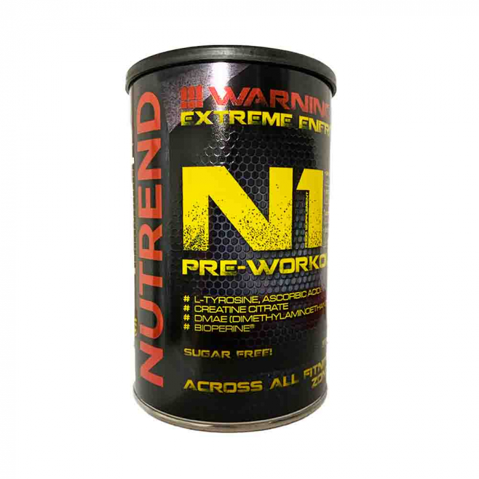 N1 PreWorkout, Nutrend, 510g SuplimenteOriginale.ro