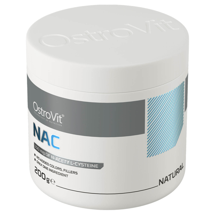 NAC N-acetyl-L-cysteine Powder, OstroVit, 200g [3]