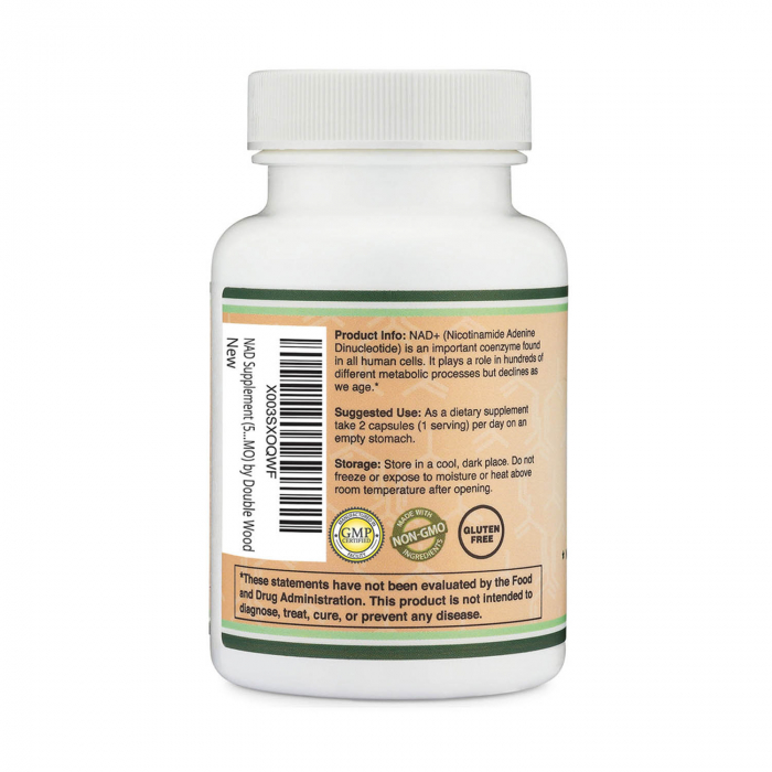 NAD+, 250 mg, Double Wood Supplements, 60 capsules [3]
