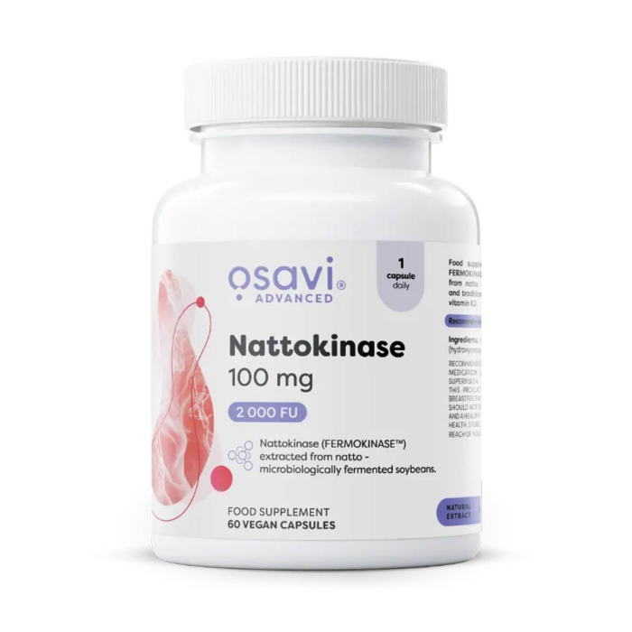 Nattokinase 100 mg, Osavi, 60 capsule [1]