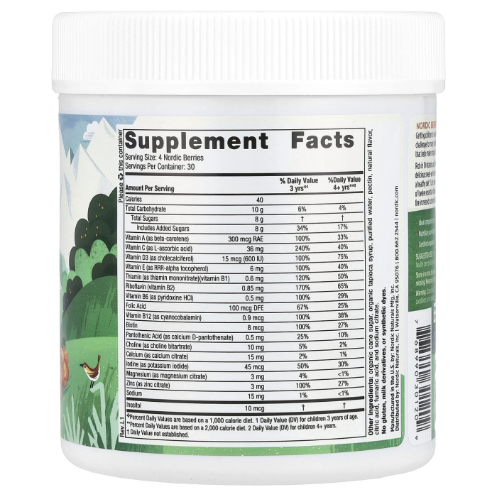 Nordic Berries, Multivitamin Gummies, Nordic Naturals, 120 jeleuri [2]