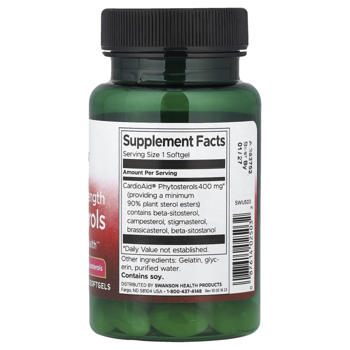 Plant Sterols, Maximum, Swanson, 60 Softgels SWU503 [2]