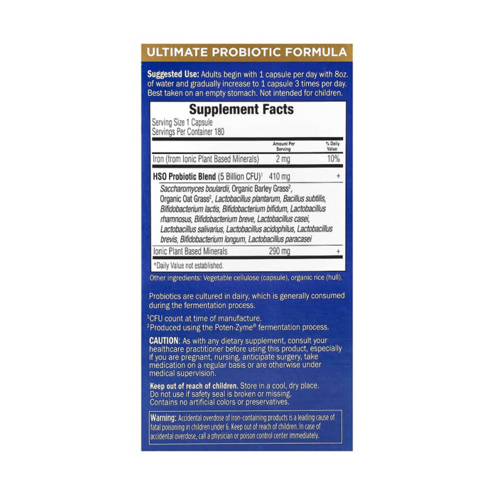 Primal Defense®, Ultra, Ultimate Probiotic Formula, Garden of Life, 180 capsule [2]
