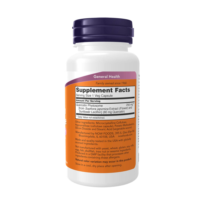 Quercetin Phytosome, 250 mg, NOW Foods, 90 capsules [2]