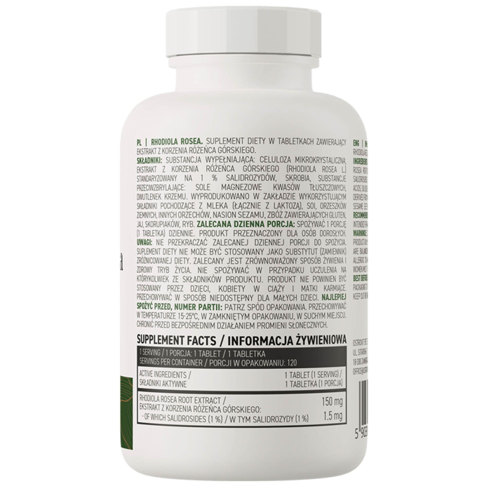 Rhodiola Rosea, OstroVit, 120 tablets [2]