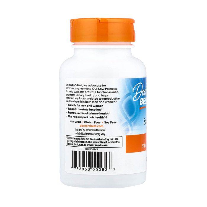Saw Palmetto, Standardized Extract, 320 mg, Doctor's Best, 60 softgels [3]
