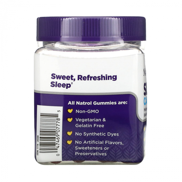Sleep + Calm, Strawberry, Natrol Kids, 60 Gummies [4]