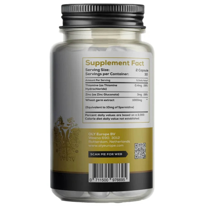 Spermidine, 500 mg, Oly, 60 capsules [2]