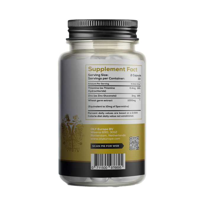 Spermidine, 500 mg, Oly, 60 capsule [2]