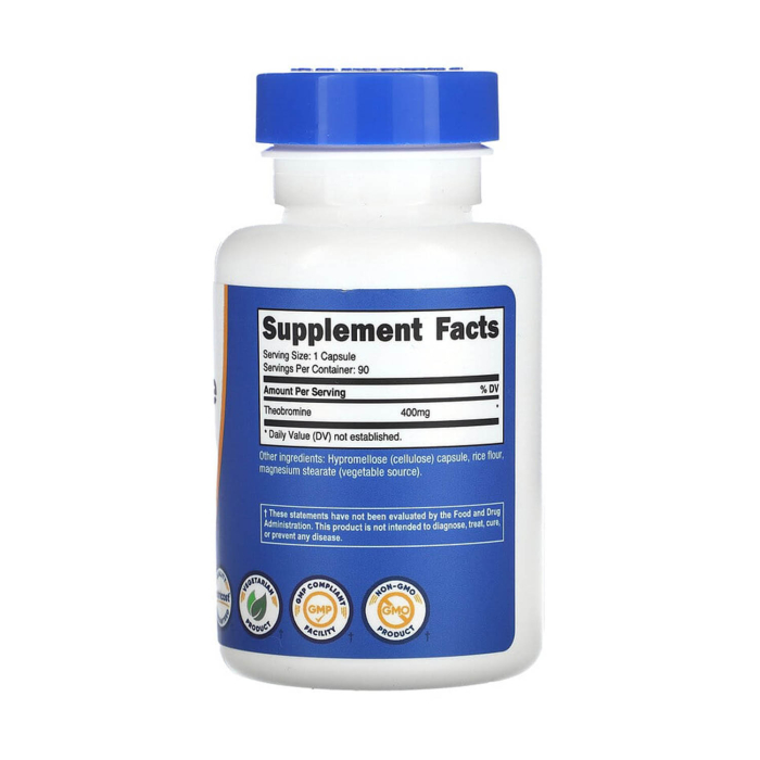 Theobromine, 400 mg, Nutricost, 90 capsule [2]