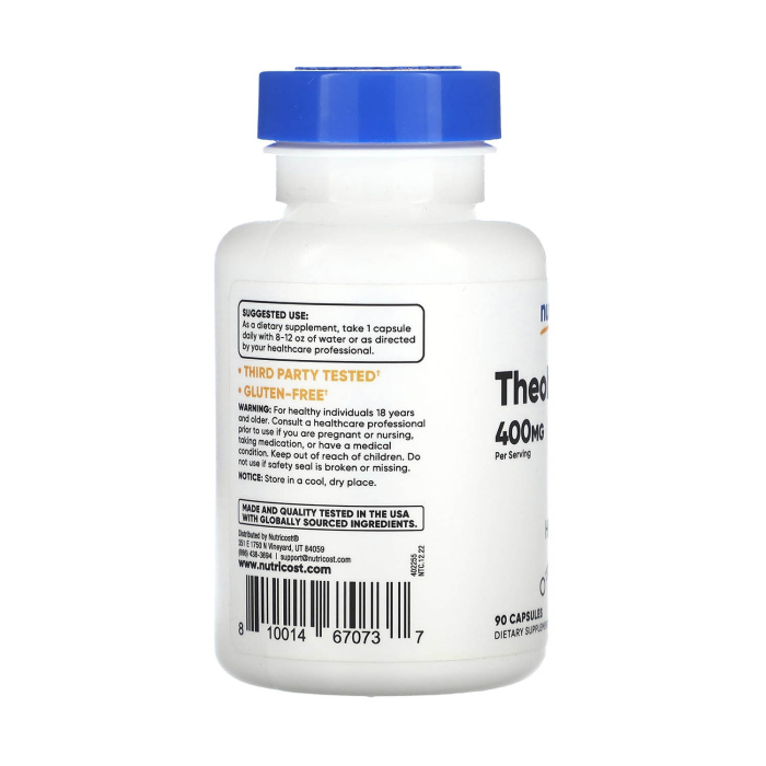 Theobromine, 400 mg, Nutricost, 90 capsule [3]