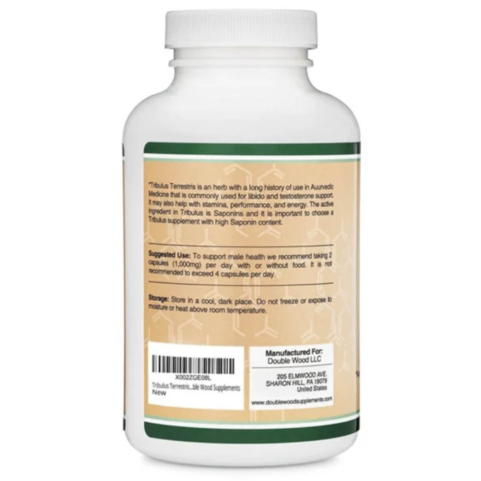 Tribulus Terrestris, 500 mg, Double Wood, 210 capsule X002ZGE08L [3]