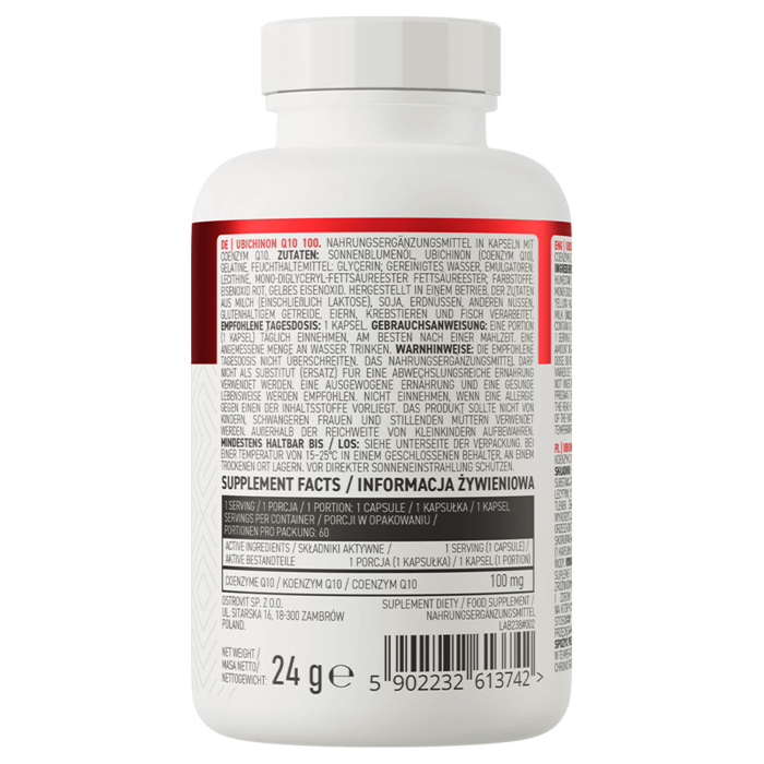 Ubiquinone CoQ10, 100 mg, OstroVit, 60 capsules [3]