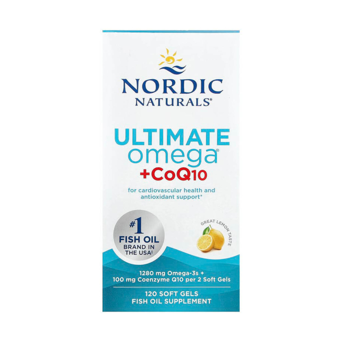 Ultimate Omega® + CoQ10, Nordic Naturals, 120 softgels [1]