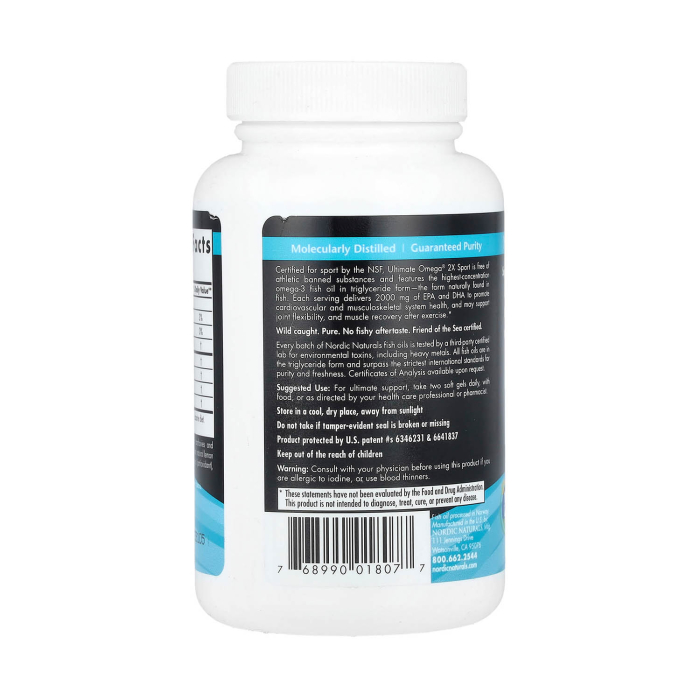 Ultimate Omega Sport 2x, 2150 mg, Nordic Naturals, 60 softgels [3]