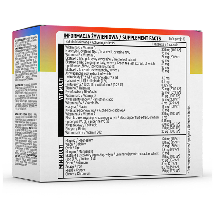VITA&MINERALS Sport, OstroVit, 60 capsule [2]