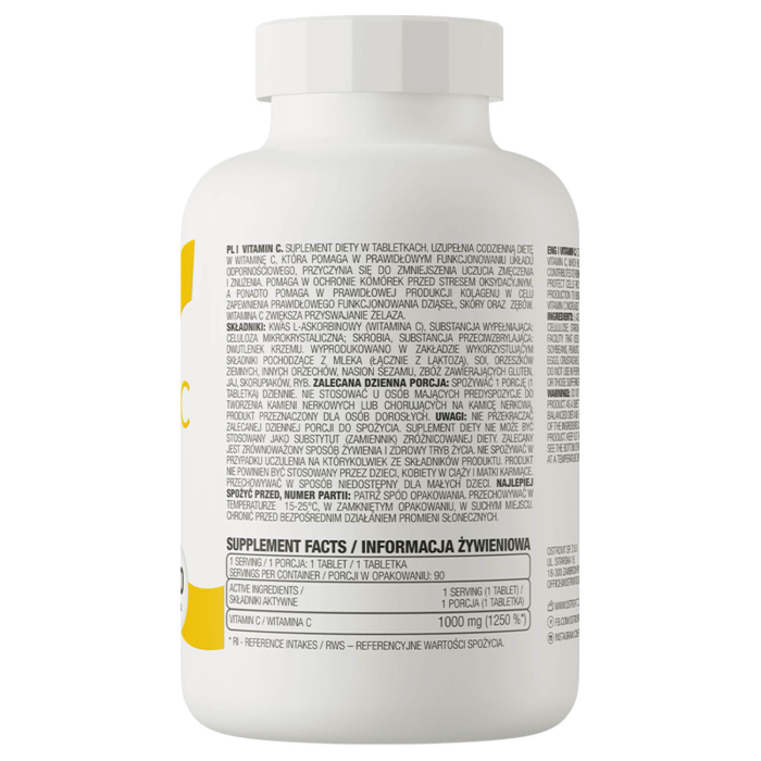 Vitamin C, 1000 mg, OstroVit, 90 tablets [2]