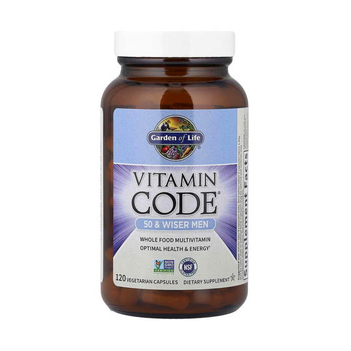 Vitamin Code®, 50 & Wiser Men, Whole Food Multivitamin, Garden of Life, 120 capsules [3]