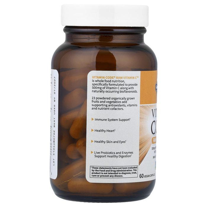 Vitamin Code, RAW Vitamin C, Garden of Life, 60 capsules [6]