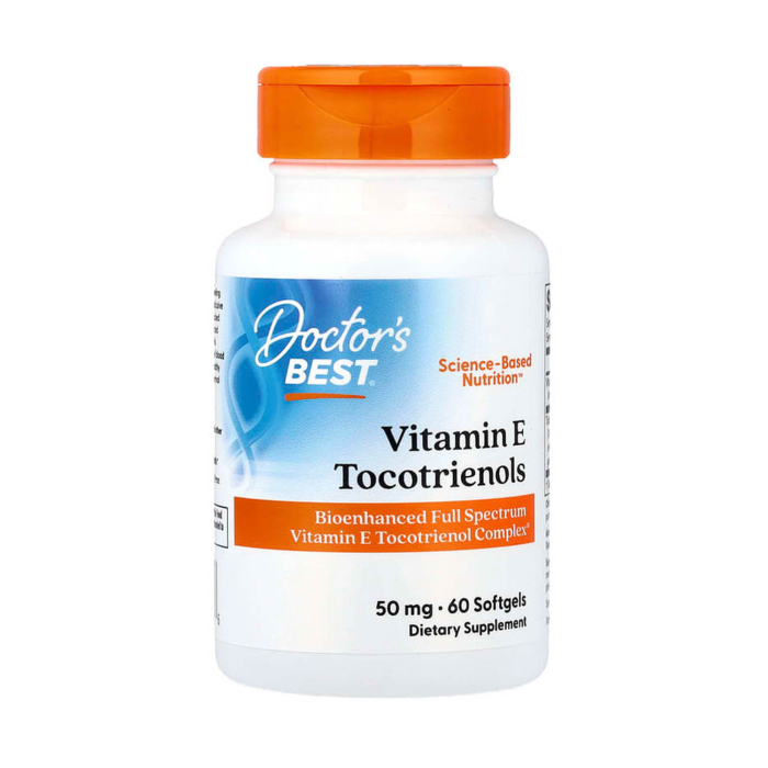 Vitamin E Tocotrienols, 50 mg, Doctor's Best, 60 softgels [1]